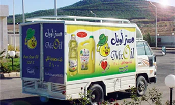 Mr. Oil delivery van